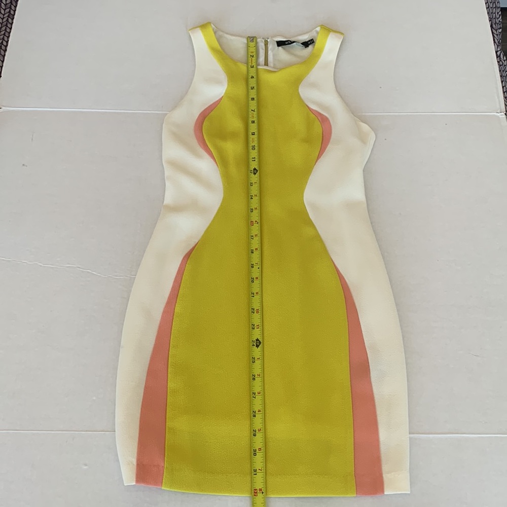 ARK & CO 1970's Style Colorblock Sleeveless Sheath Dress Size Medium - Picture 14 of 15
